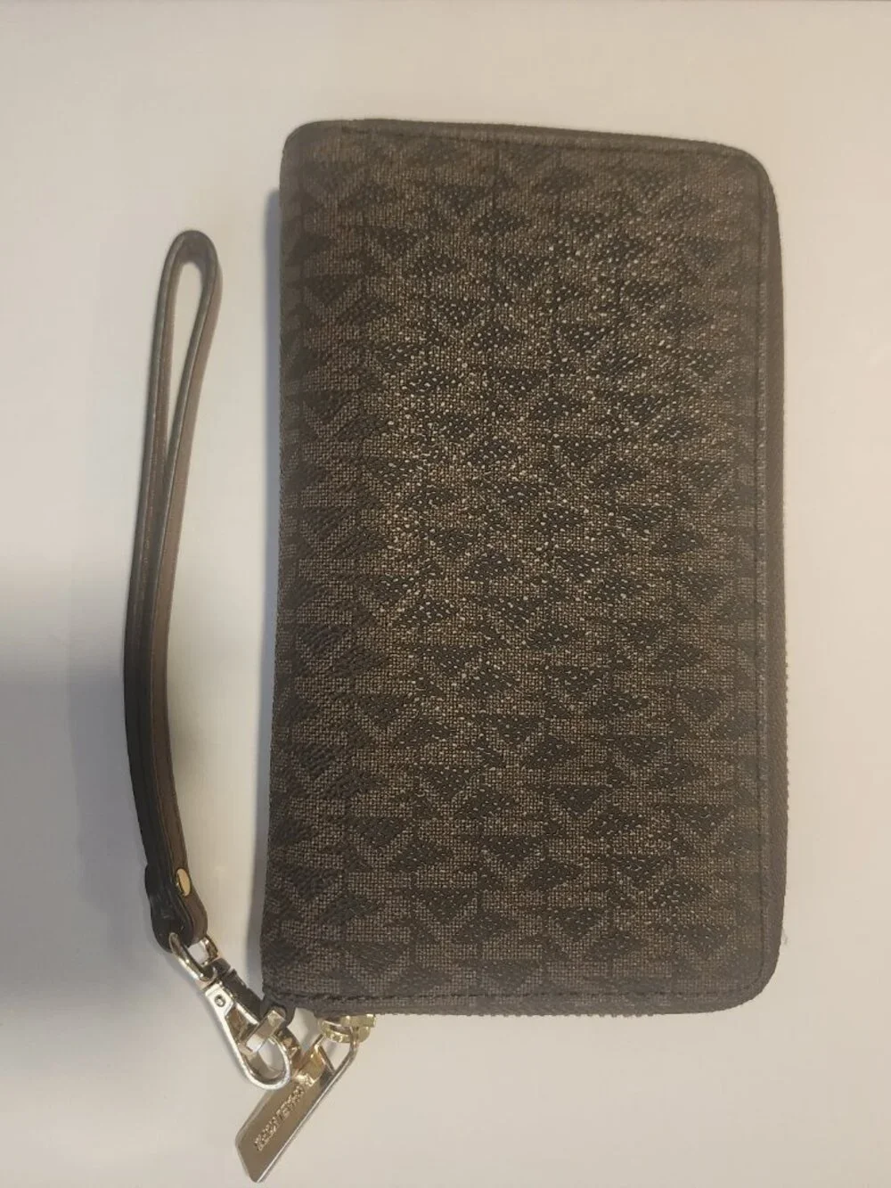 Michael Kors Signature Brown Tote & Wallet Set